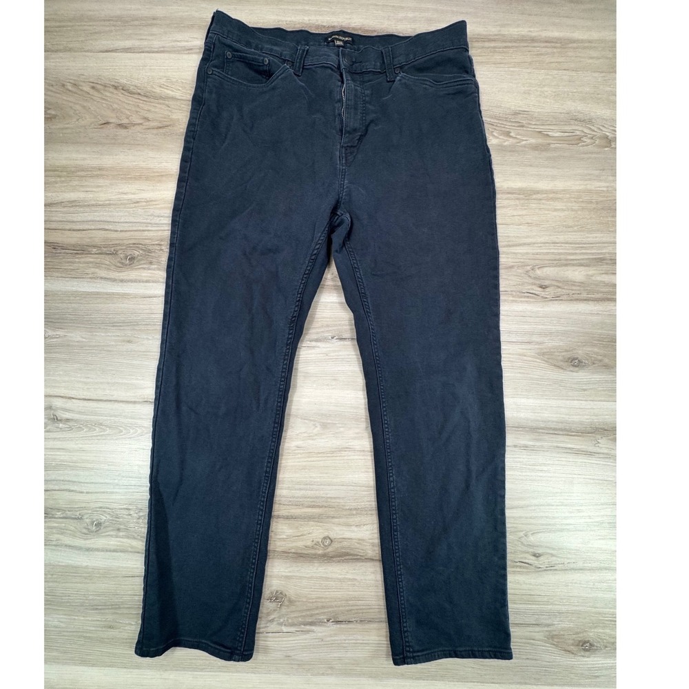 Banana Republic Mens 38x32 Navy Blue 5-Pocket Chino Straight Leg Pants 1620338